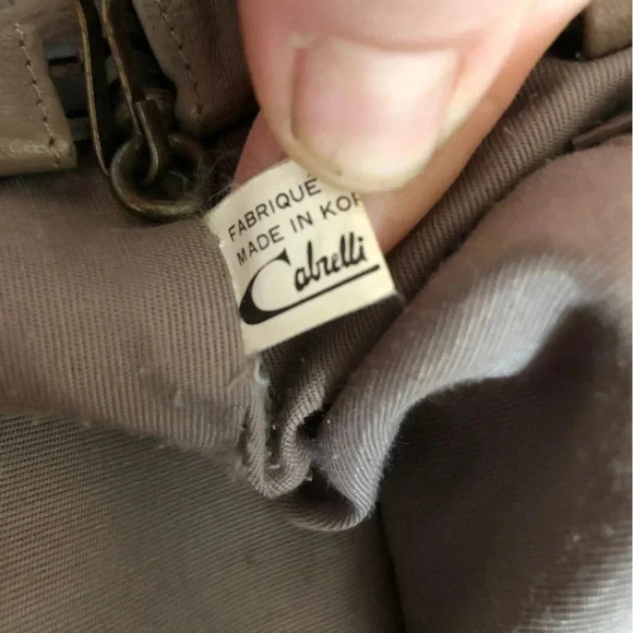 Vintage Cabrelli Mocha Coloured Shoulder  Bag - Picture 5 of 11